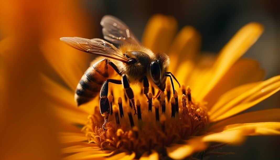 ape su un fiore